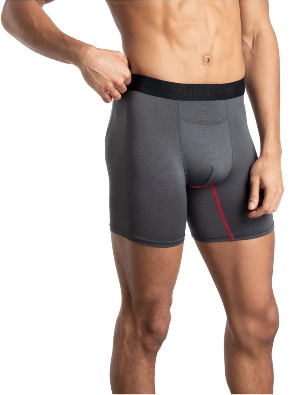 Fruit of the Loom Men's 6-Pack Boxer Briefs S (28-30) 360 stretch cooling ch.